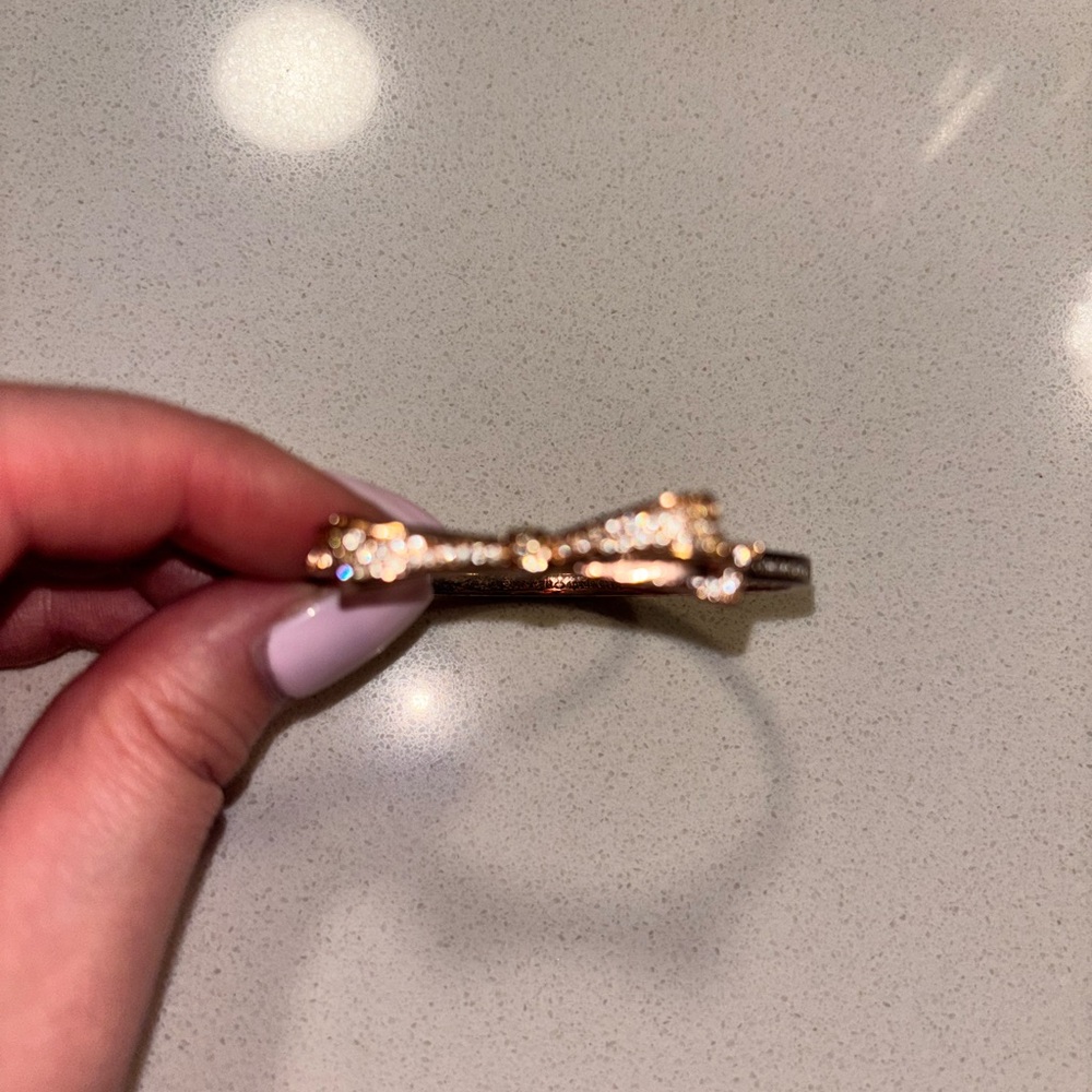 Kate Spade Rose Gold Bow Bracelet